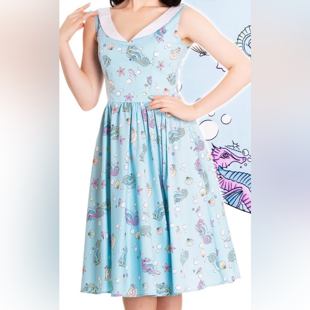 Hell Bunny ModCloth seahorse dress